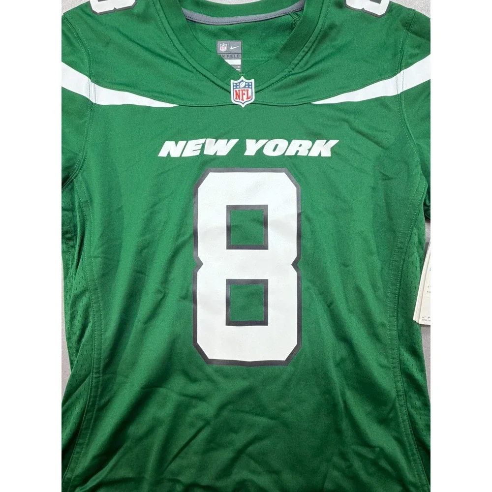 New Nike Women On Field Aaron Rodgers New York Jets Green Jersey Size Medium